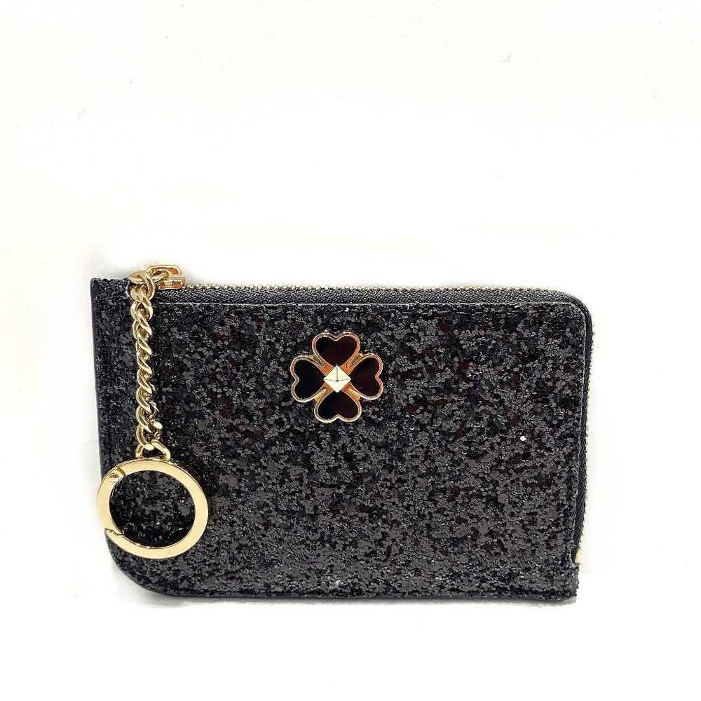 Kate Spade Med I Zip Card Holder Odette Glitter